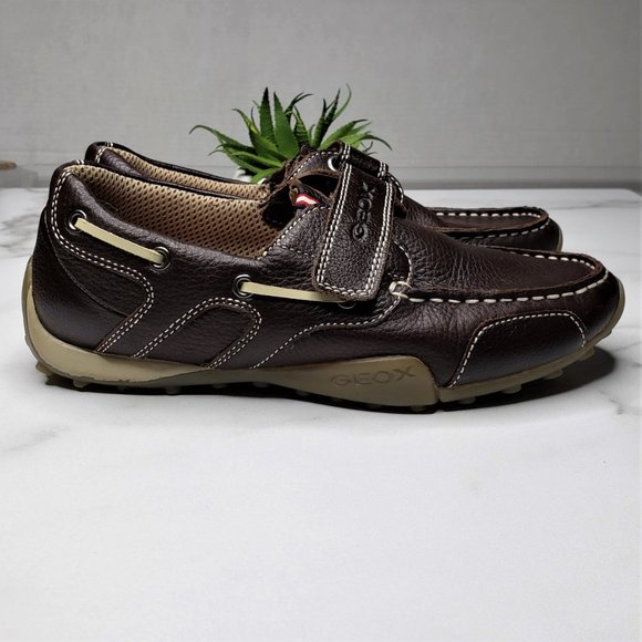 NWOB ITALIAN GEOX RESPIRA Leather Sneaker, Size 5 - Picture 5 of 7